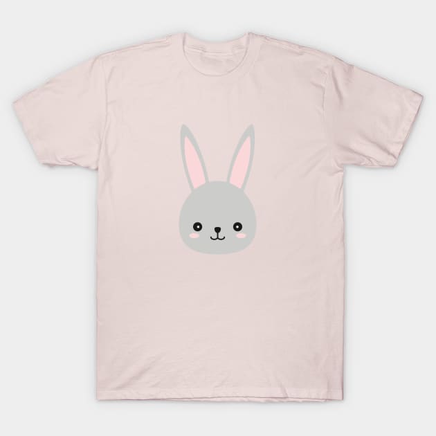 Cute Kawaii Bunny T-Shirt by Cute Pets Stickers